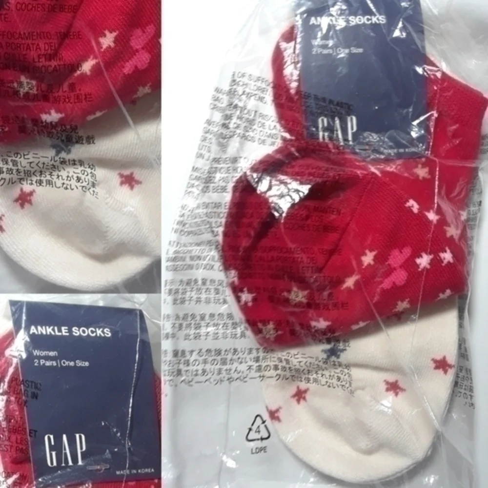 ☄Gap Stars And Hearts Women's Ankle Socks